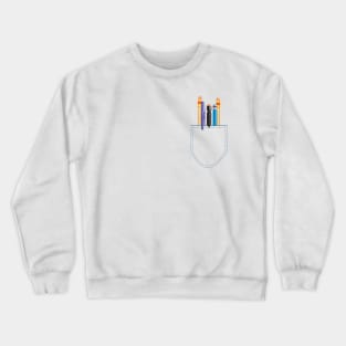 doodle weapon pocket Crewneck Sweatshirt